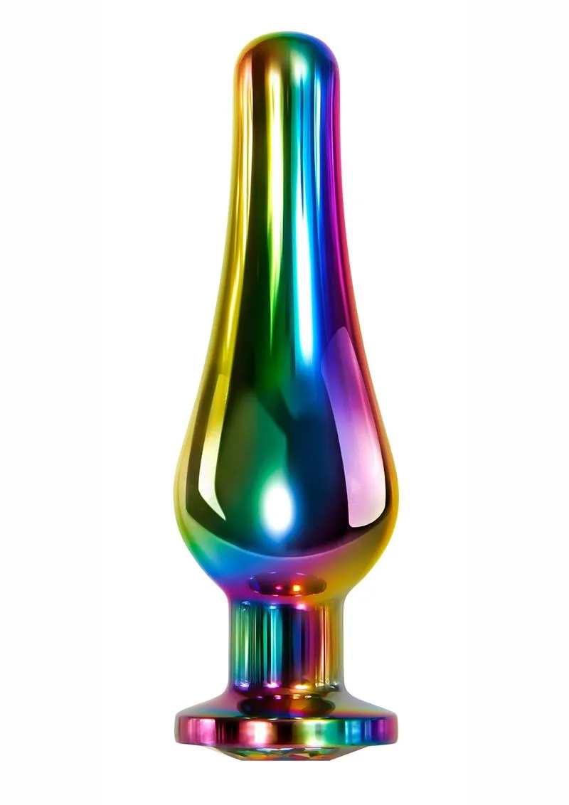 Rainbow Metal Anal Plug