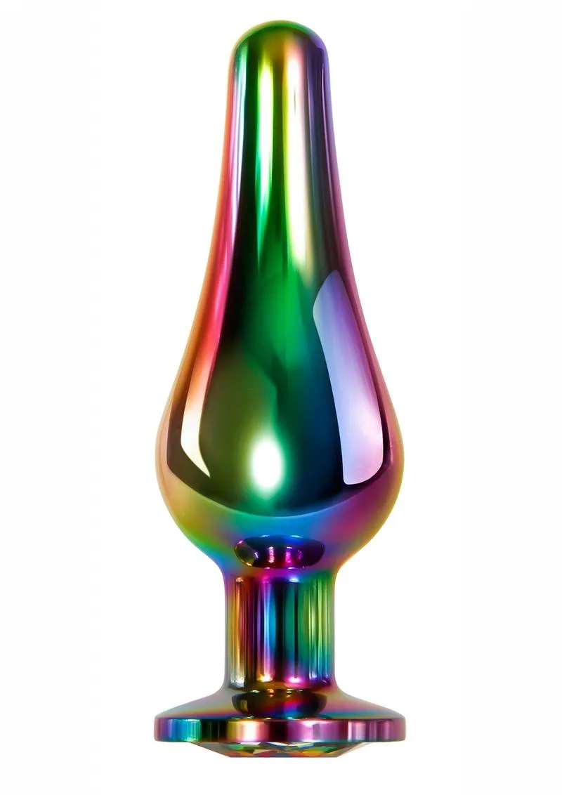 Rainbow Metal Anal Plug