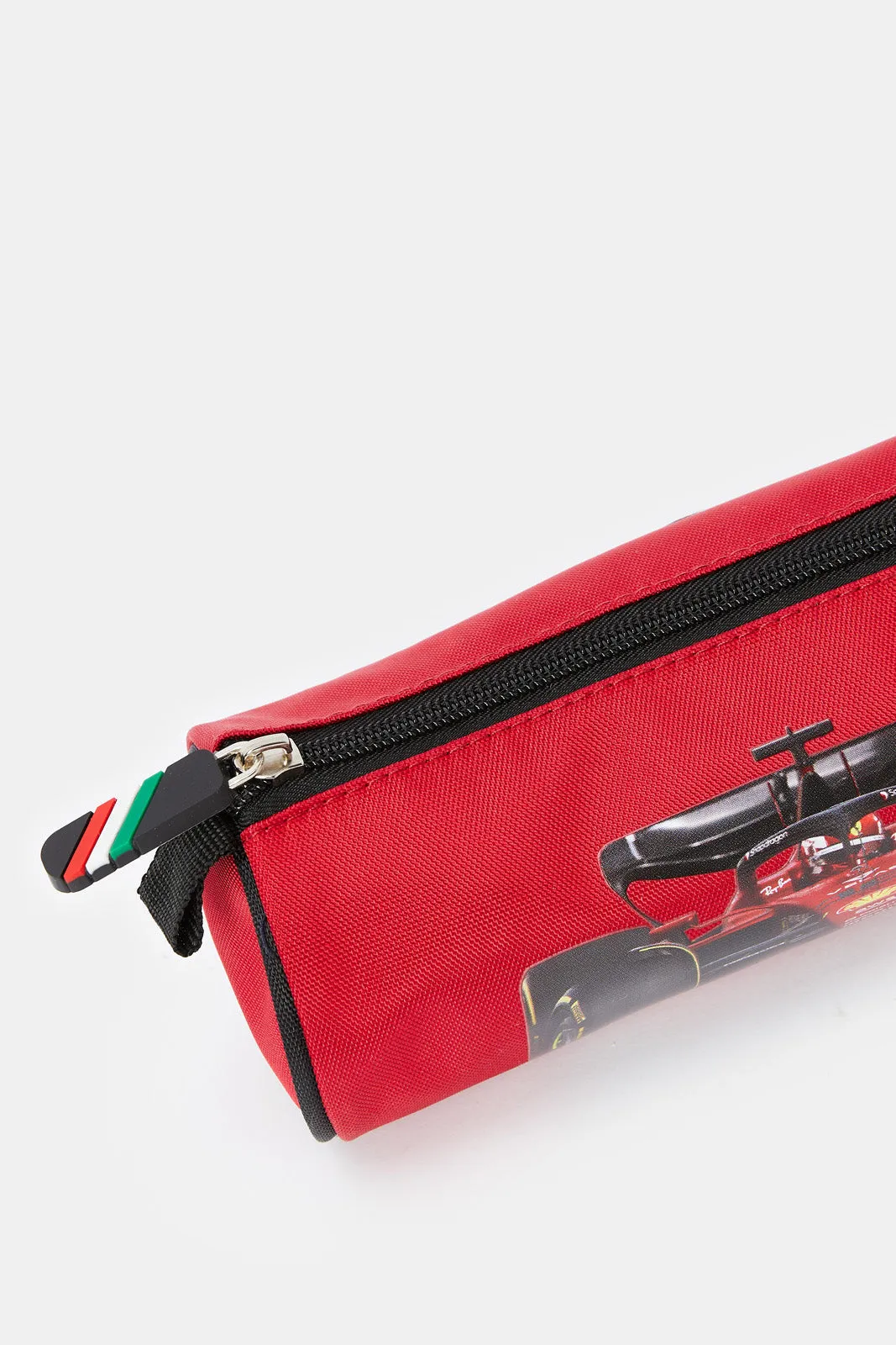 Red Ferrari Time Road Print Pencil Case