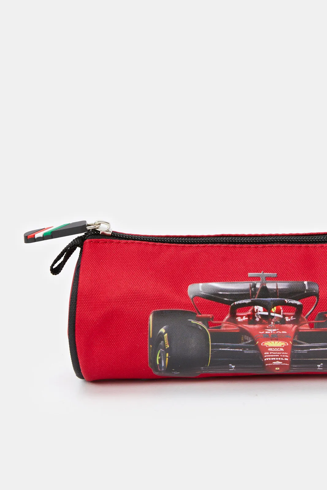 Red Ferrari Time Road Print Pencil Case