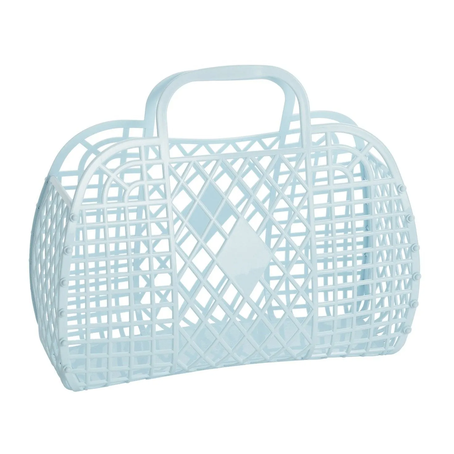 Retro Basket | Large Blue