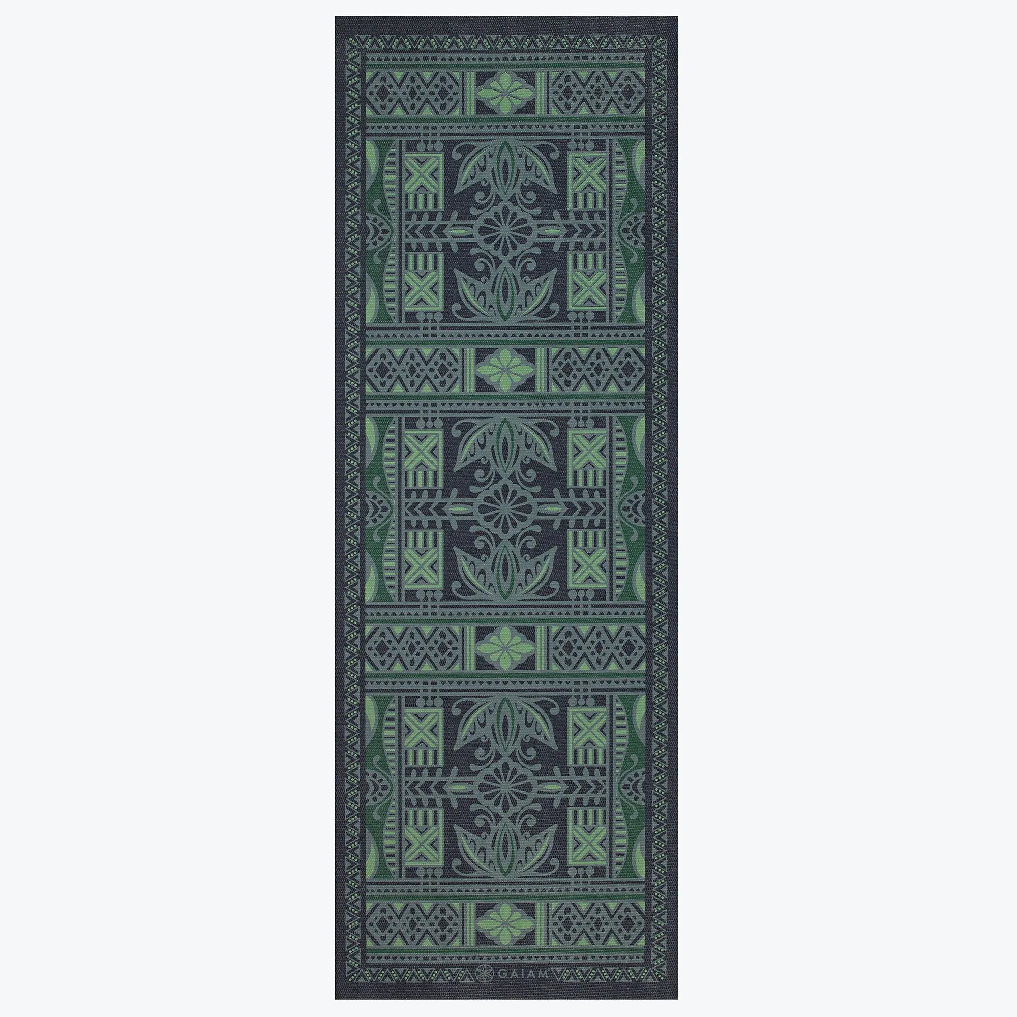 Reversible Boho Folk Yoga Mat (6mm)