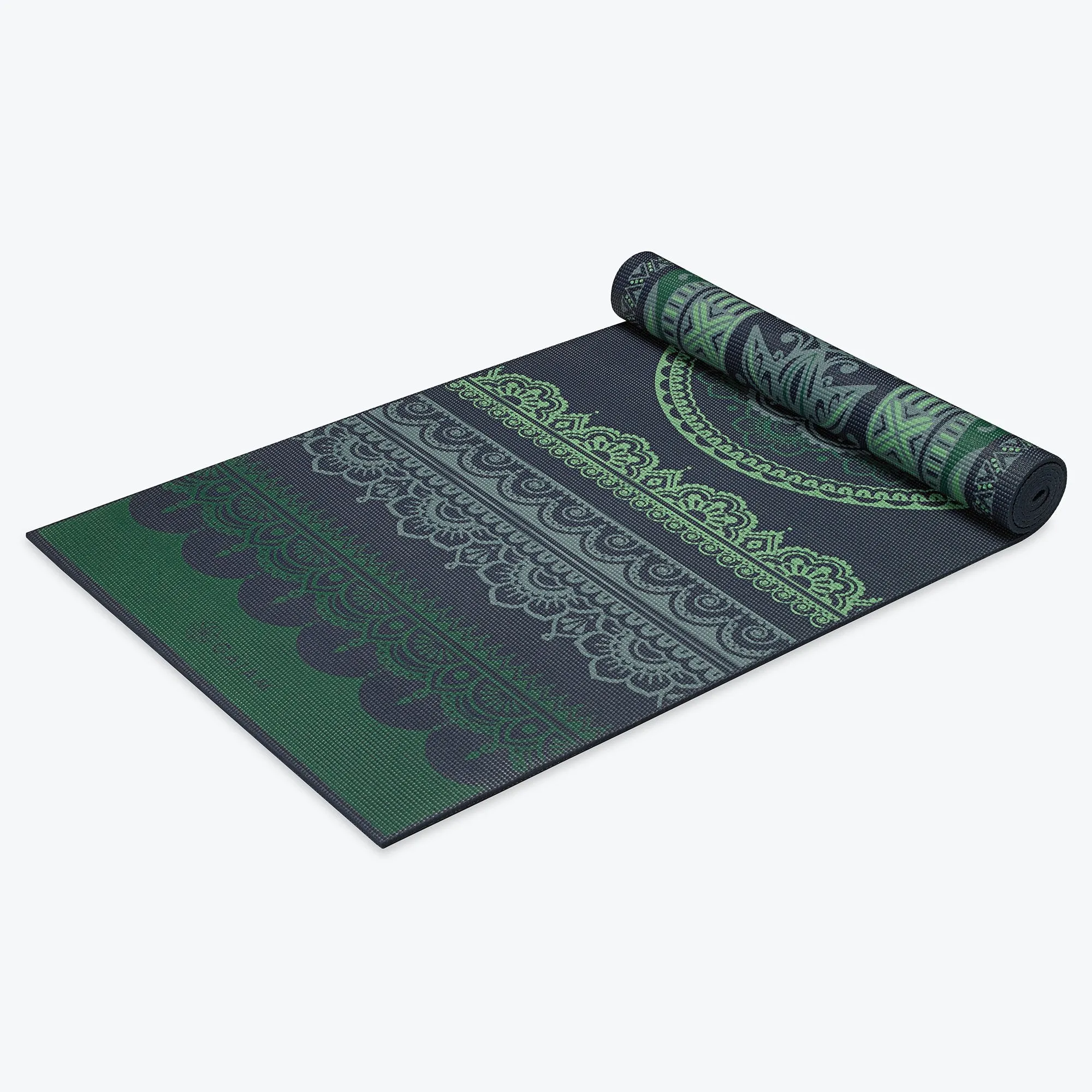 Reversible Boho Folk Yoga Mat (6mm)