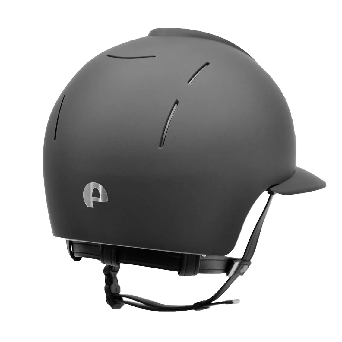 Riding Helmet Smart Black with Polo Visor