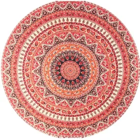 Round Hippie Tapestry Beach Throw Roundie Mandala Towel Yoga Mat Bohemian sep5 Extraordinary