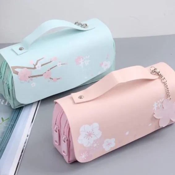 Sakura Cherry Blossom Pencil Bag