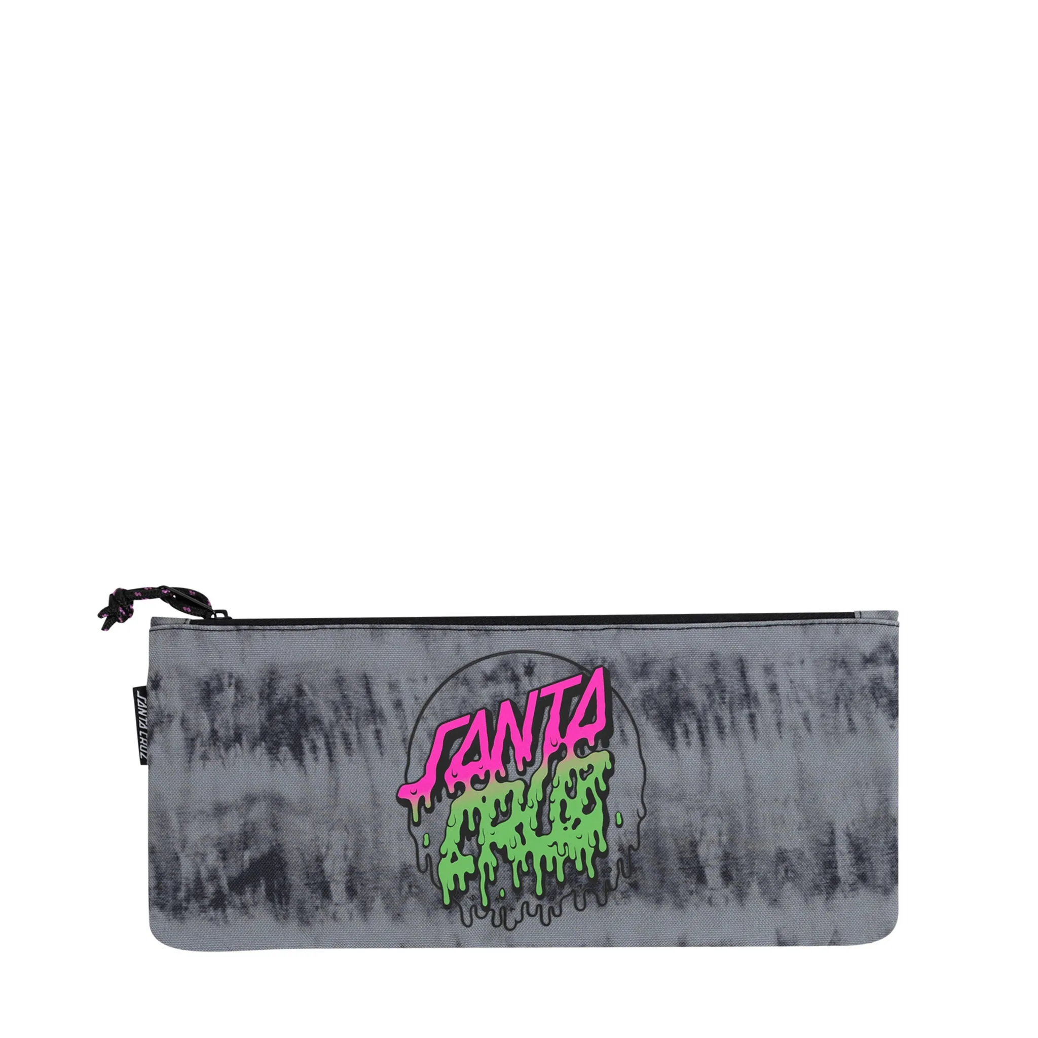 Santa Cruz Rad Dot Hollow Pencil Case Black Tie Dye