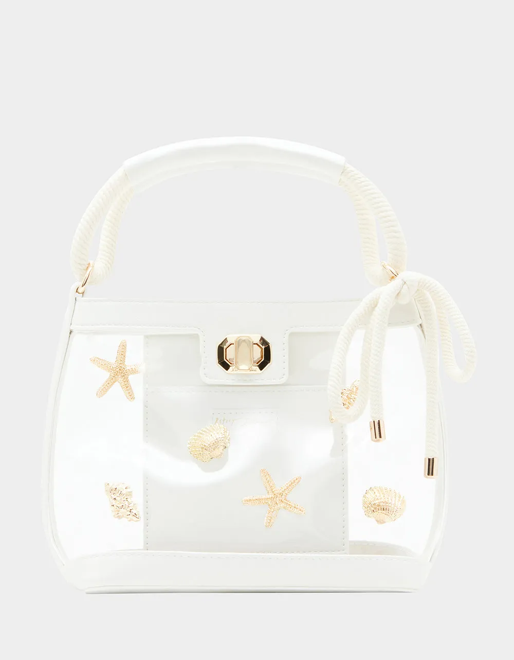 SEAS THE DAY BUCKET BAG WHITE