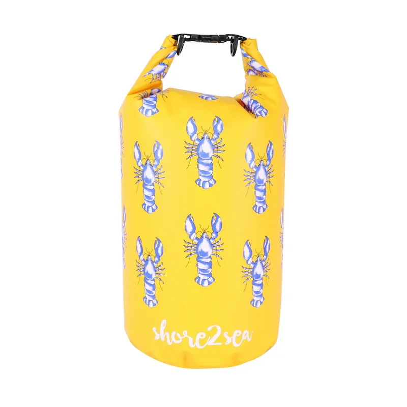 Shore2Sea Waterproof Dry Bag 20L - Lobster Yellow