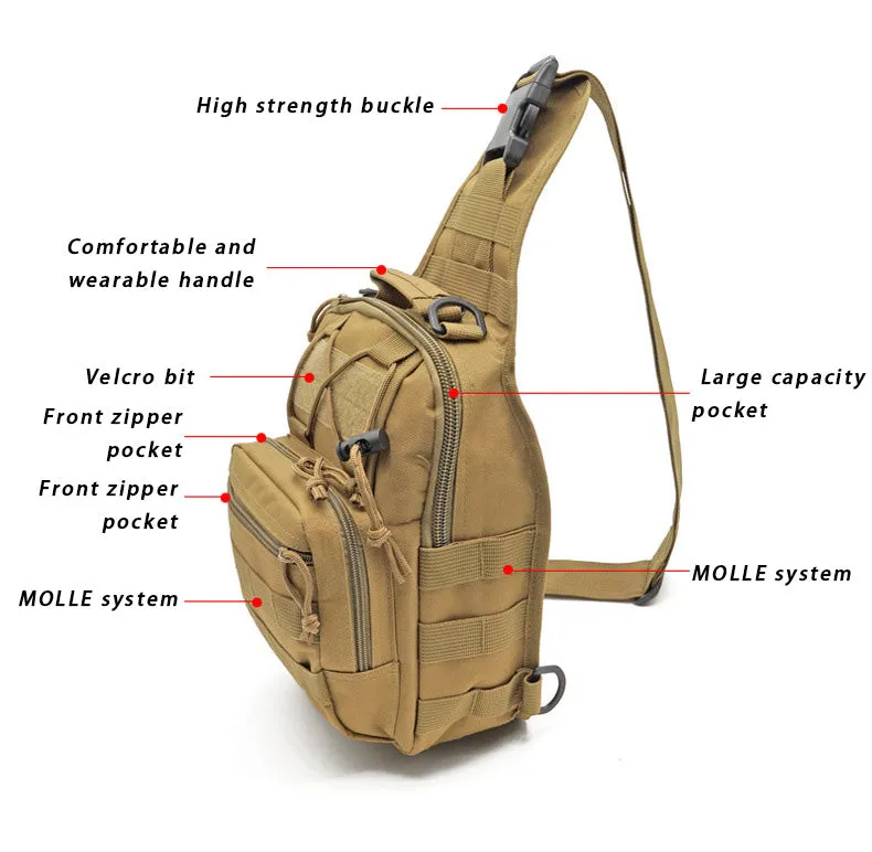 Shoulder Tactical Bag Outdoor Sports Military Bag Climbing