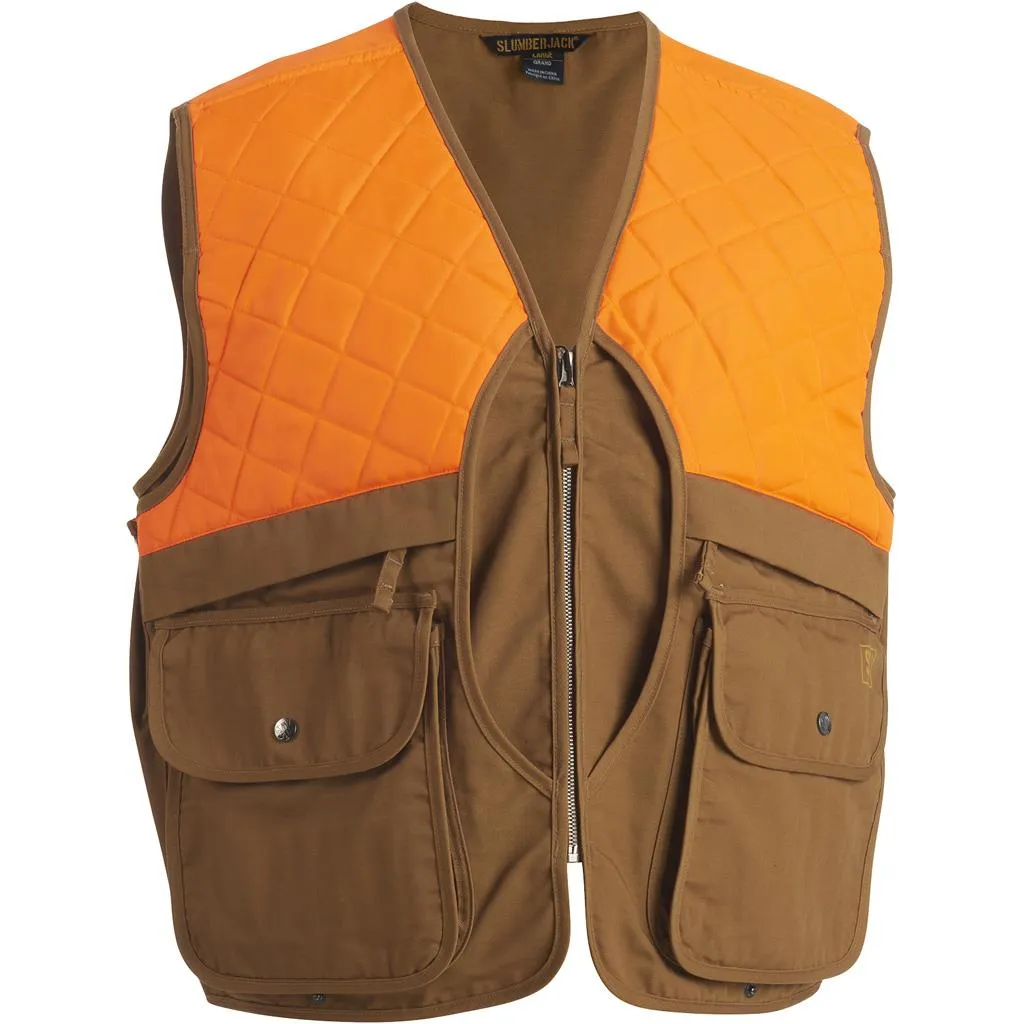 SJK Flush Upland Vest Blaze/Brown X-Large