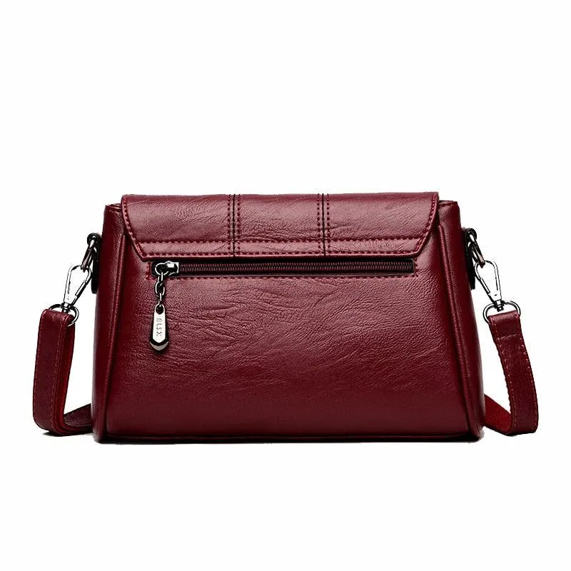 Soft Pu Leather Crossbody Bag