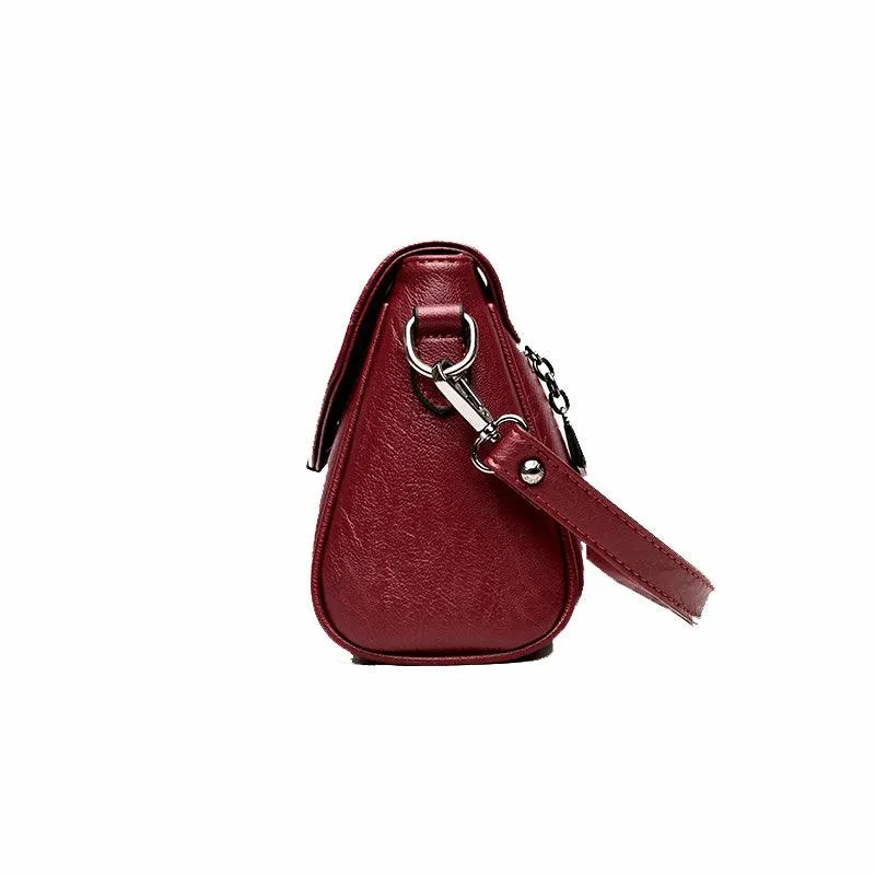 Soft Pu Leather Crossbody Bag