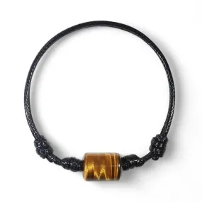 Surfer Tiger Eye Cylinder Bracelet