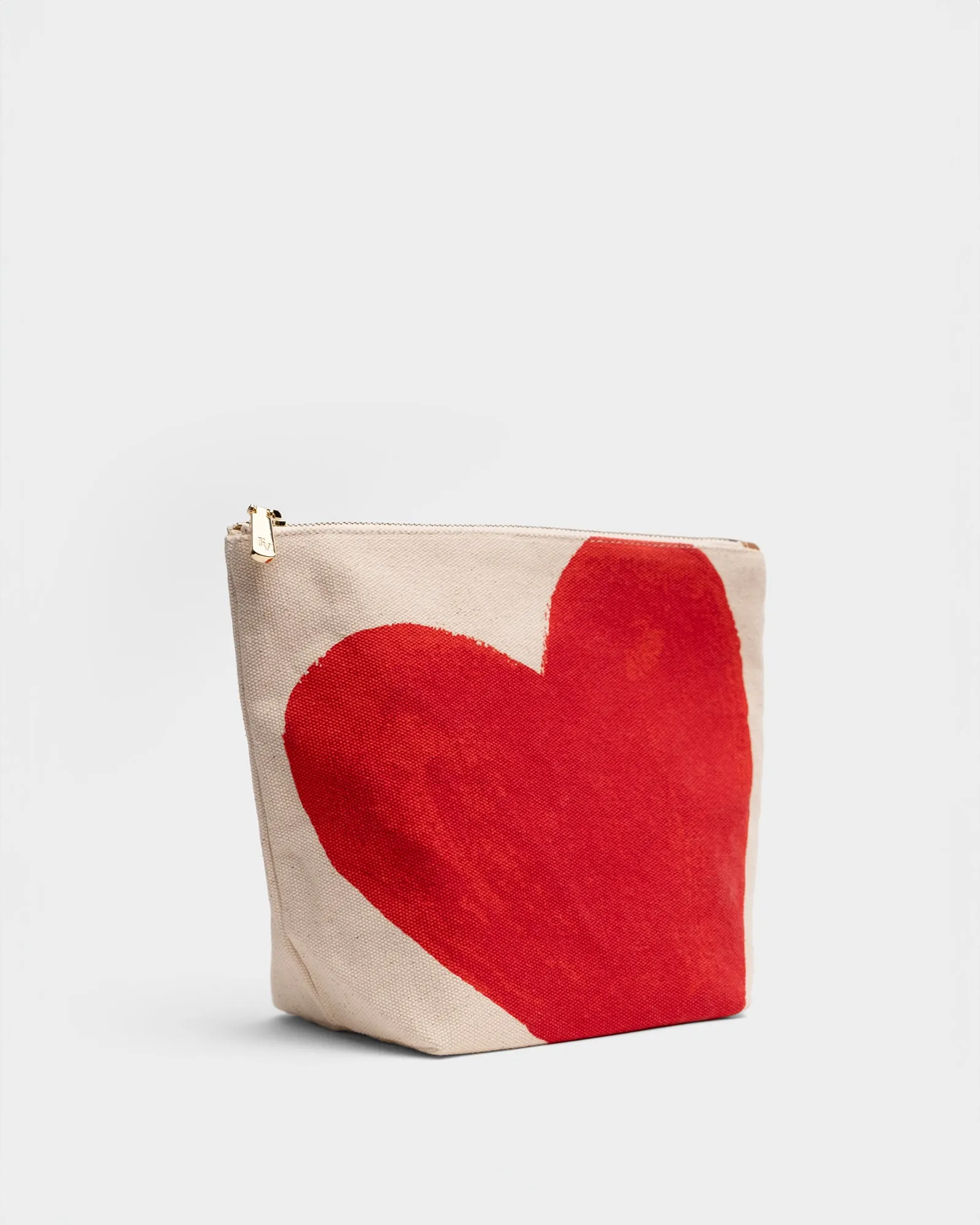 Tall Heart Cosmetic Bag