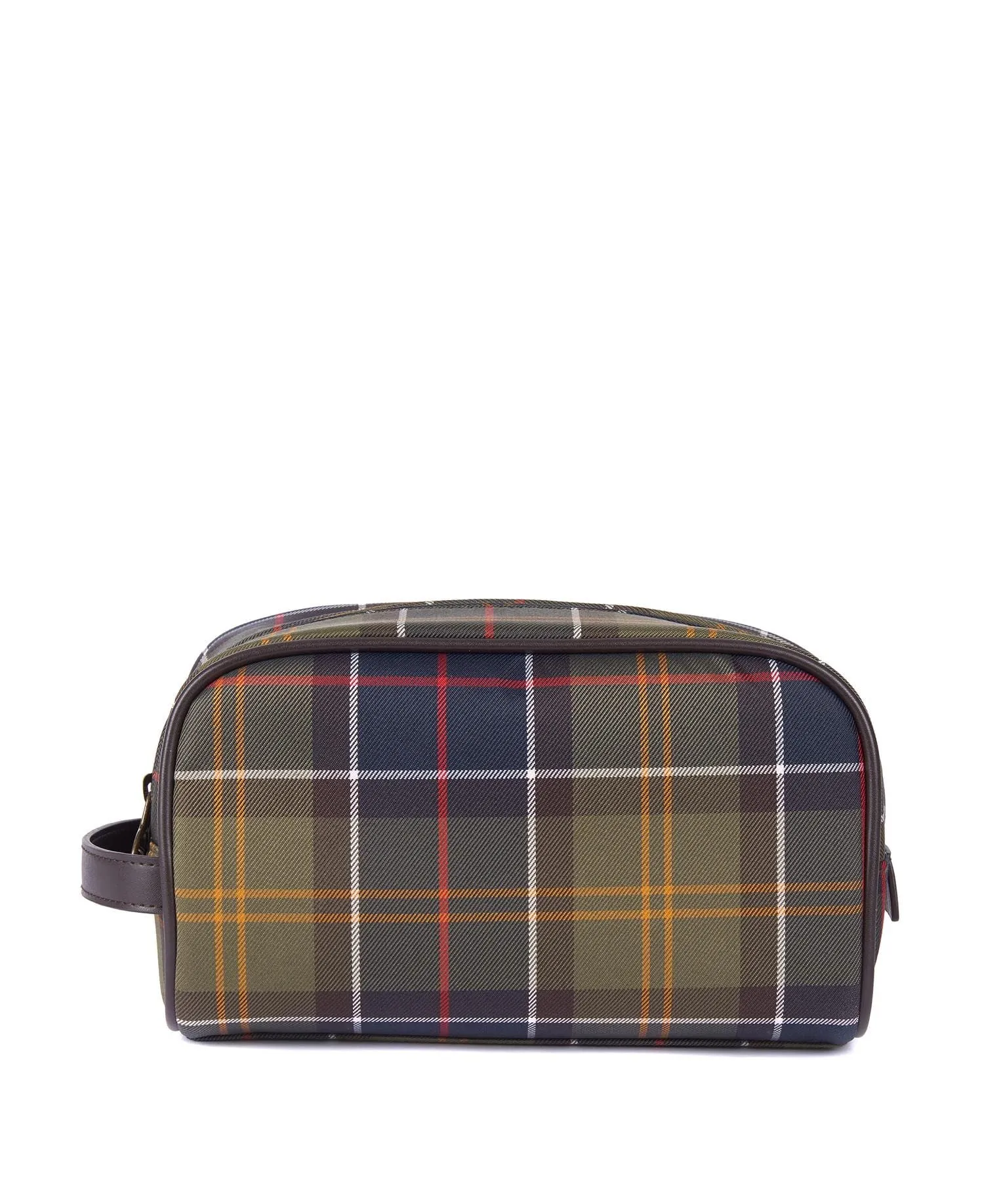 Tartan Washbag in Classic Tartan by Barbour