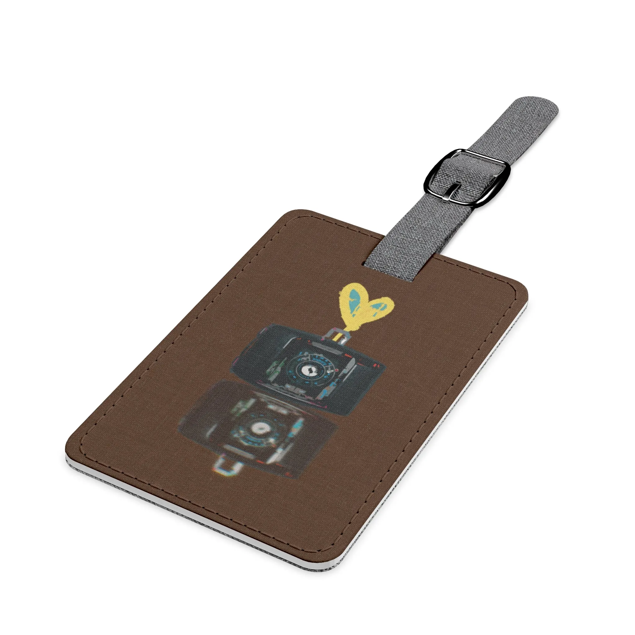 TB Saffiano Polyester Luggage Tag