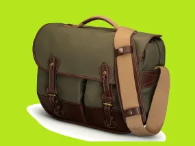 Test Bag Camera/Tablet Bag - Khaki Canvas / Tan Leather