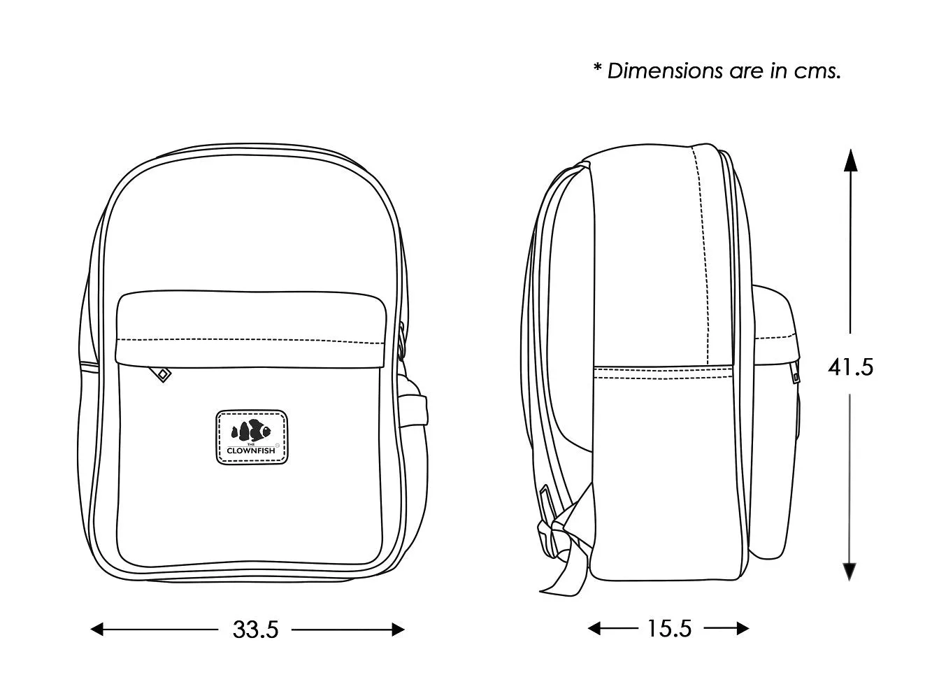 THE CLOWNFISH 21 Ltrs Brown Laptop Backpack (TCFLBP15.6LBBR)