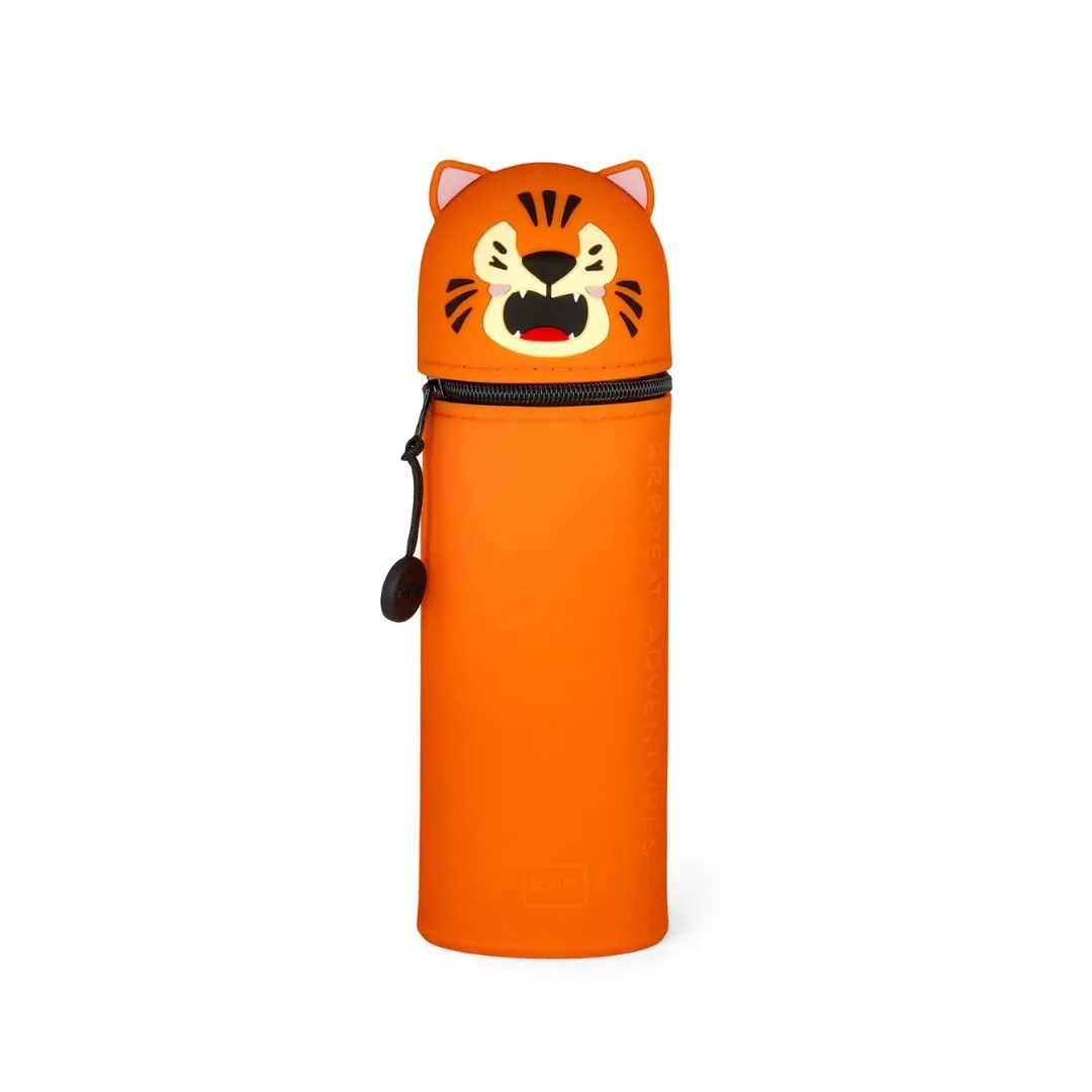 Tiger 2 in 1 Silicone Pencil Case