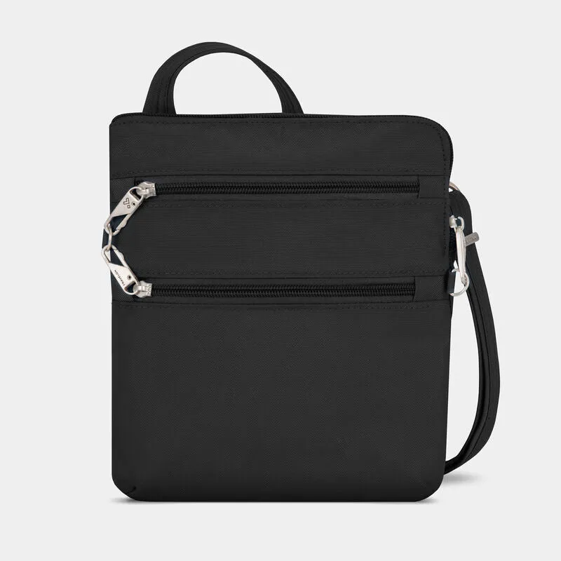 Travelon Anti-Theft Classic Slim Double Zip Crossbody