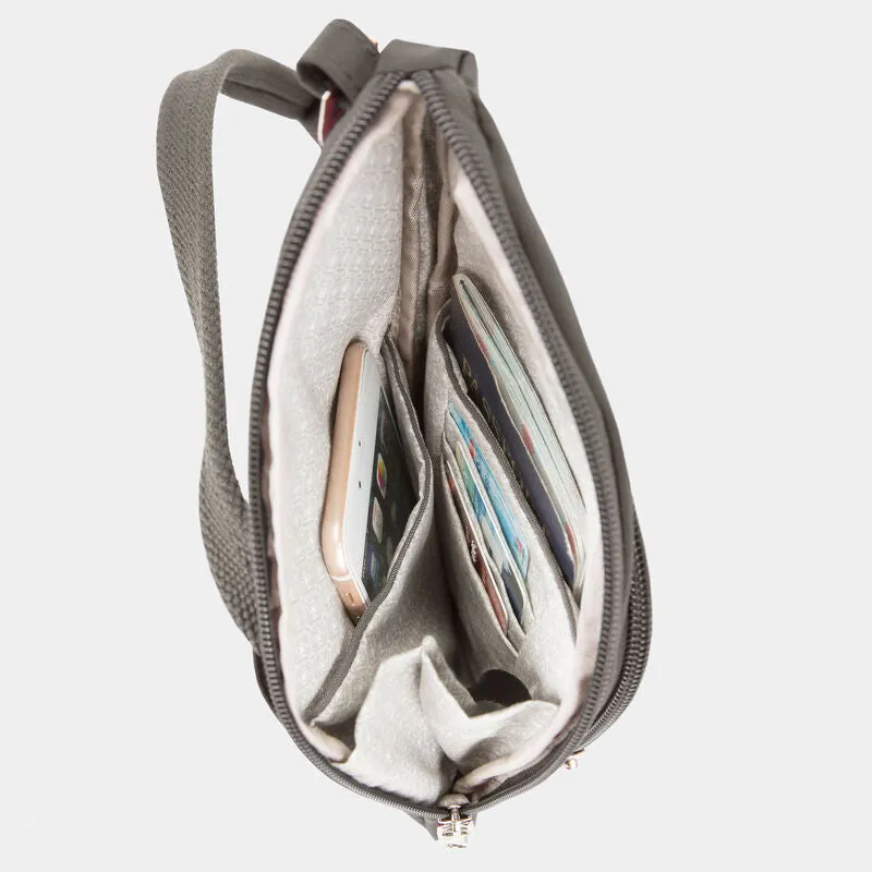 Travelon Anti-Theft Essentials Mini Asymmetric Crossbody