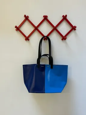 Two Tone Pratique Tote Bag - Dark Blue/Blue