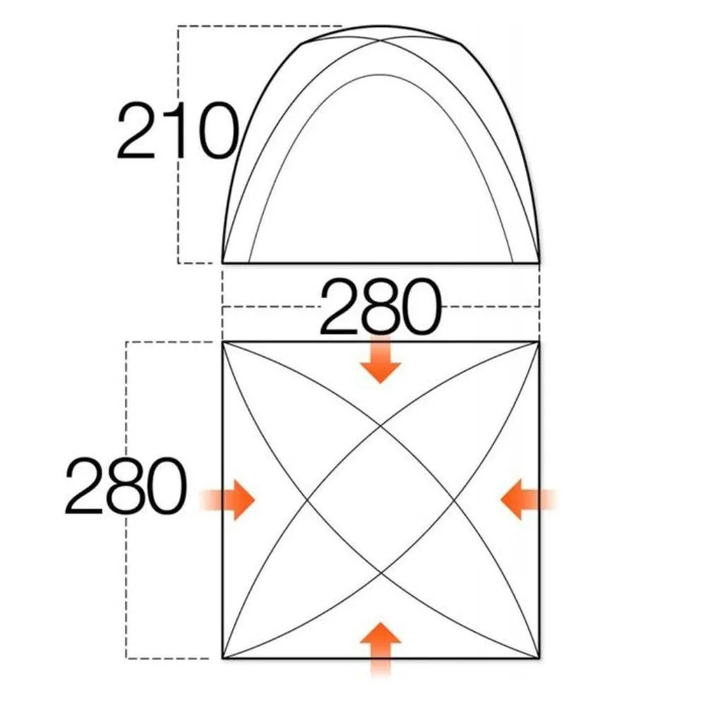 Vango Hogan Hub (Medium) - Footprint