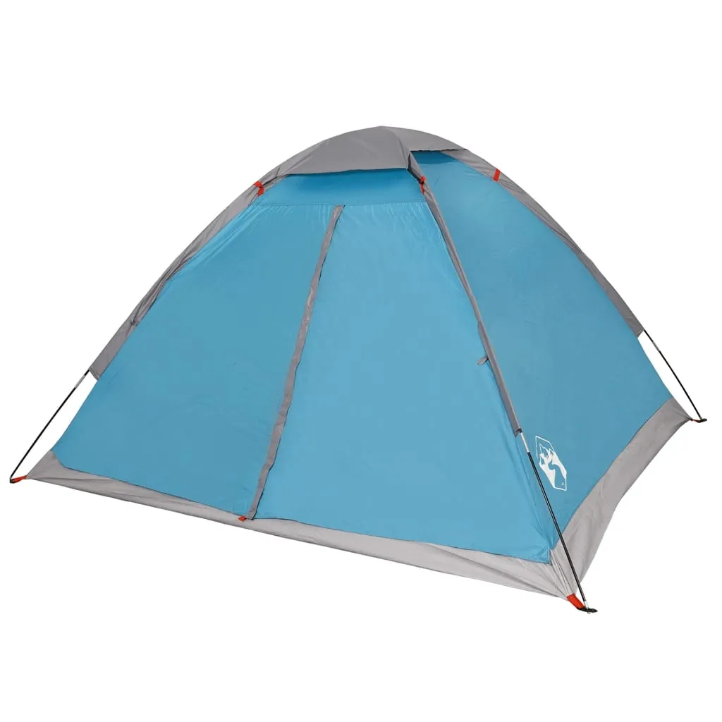 vidaXL Camping Tent Dome 2-Person Blue Waterproof