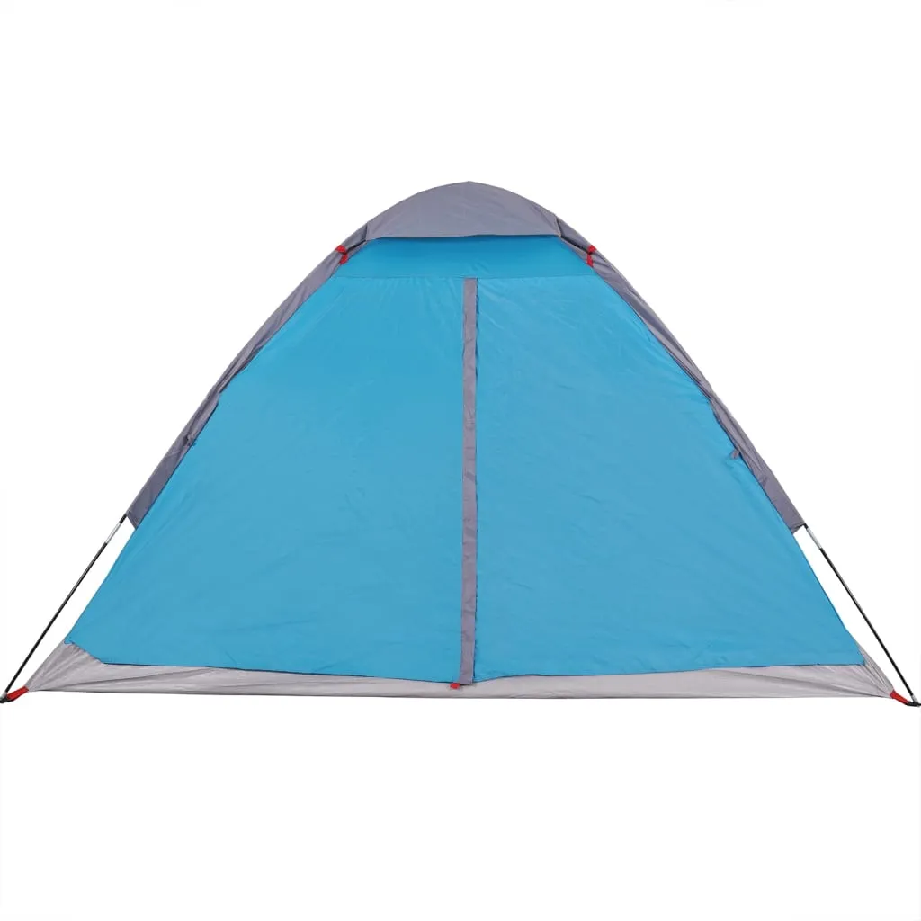 vidaXL Camping Tent Dome 2-Person Blue Waterproof