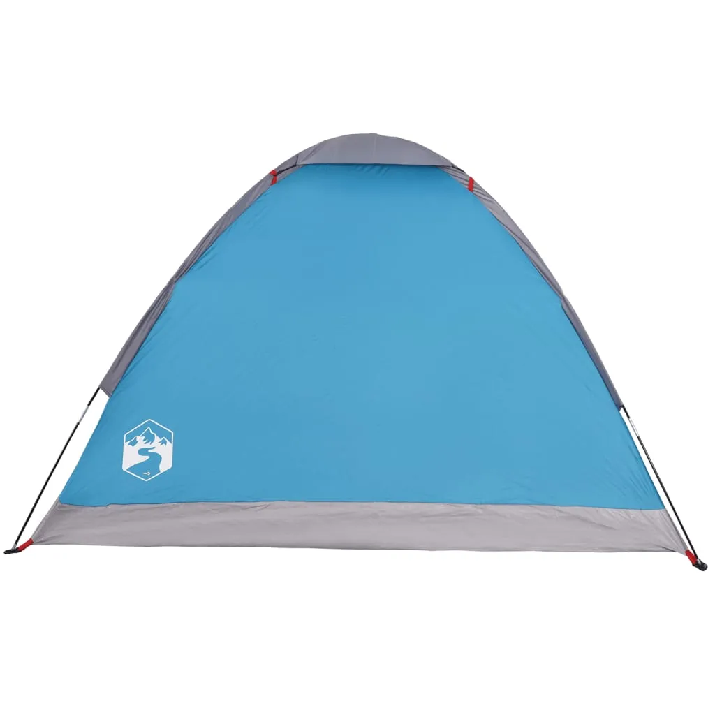 vidaXL Camping Tent Dome 2-Person Blue Waterproof