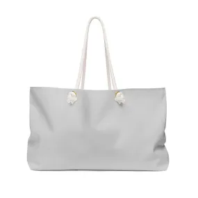 Weekender Tote Bag,  Light Grey