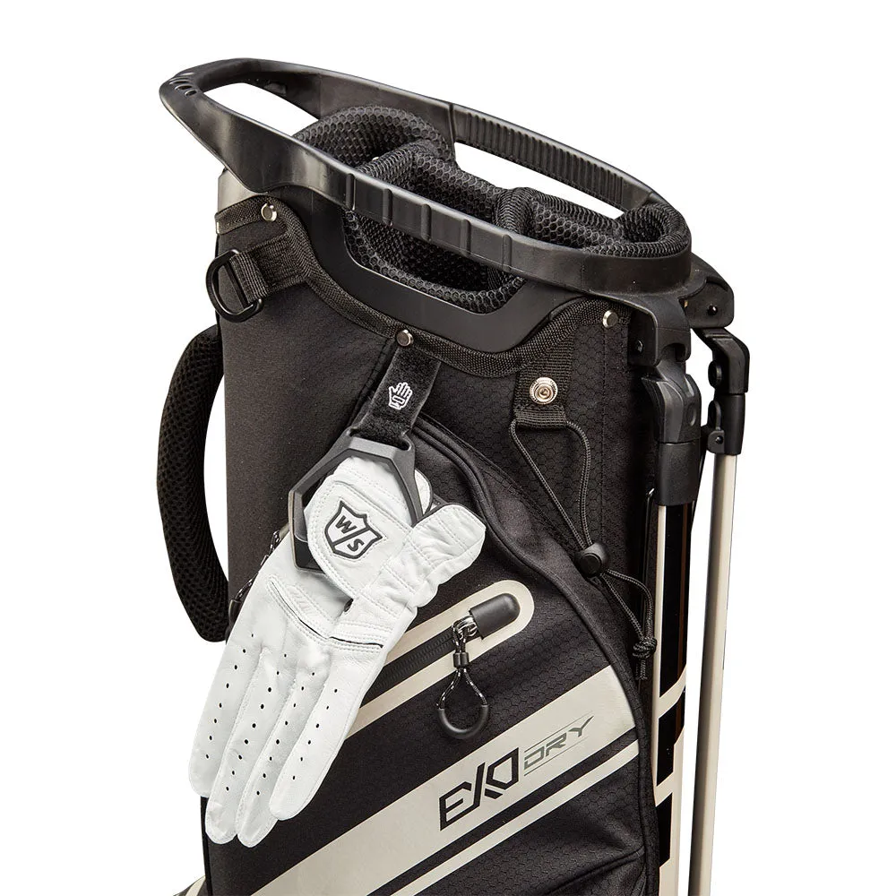 Wilson Exo Dry Waterproof Stand Bag - Black/Charcoal/Silver