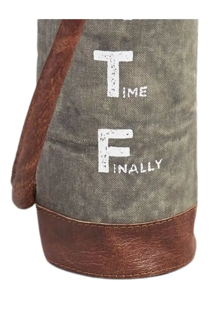 Wine Time Finally Wine Tote