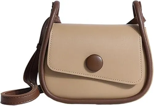 Women's Small Square Bags Versatile Shoulder Strap- Khaki