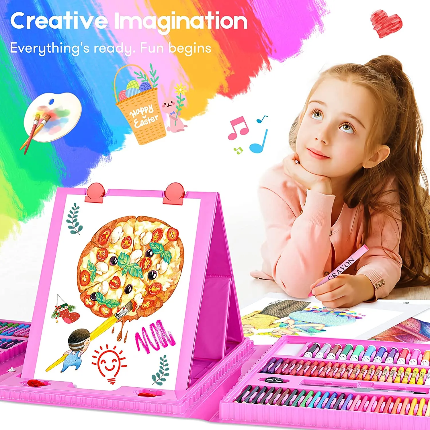 Yam Art Kit Bundle of 222 Drawing Kits | Kids Art Supplies