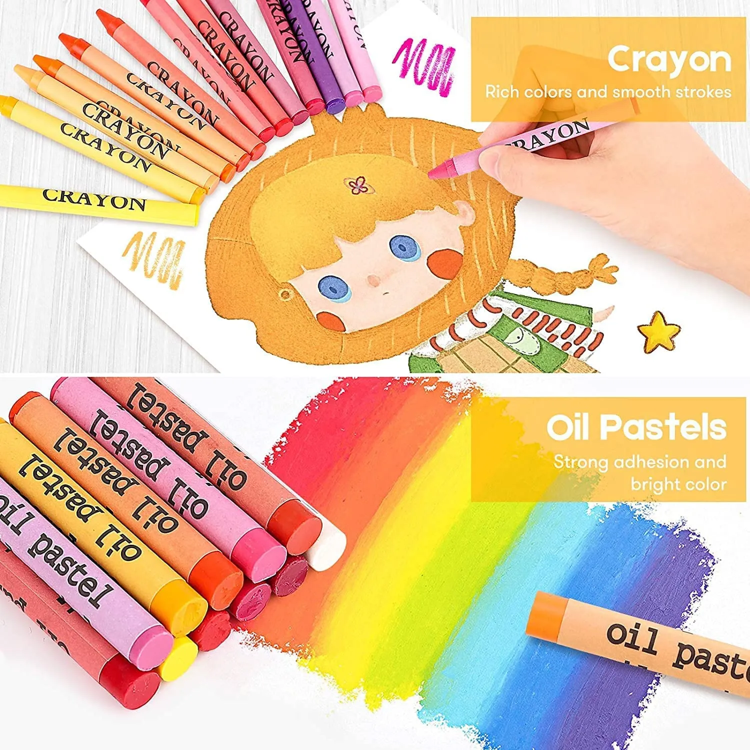 Yam Art Kit Bundle of 222 Drawing Kits | Kids Art Supplies