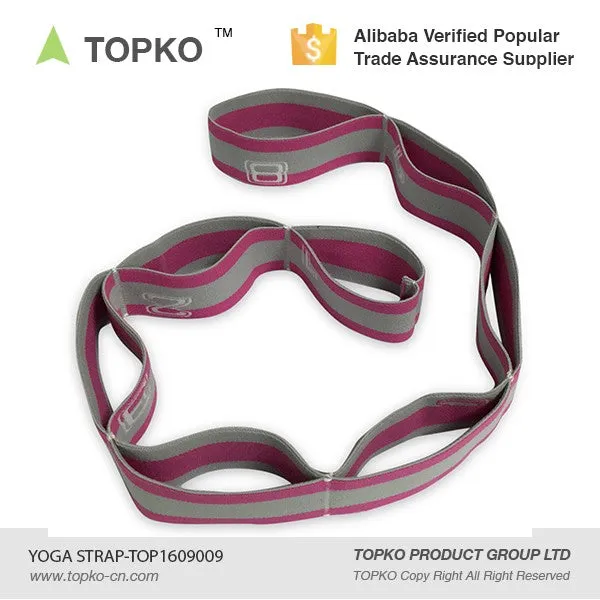 Yoga Strap, Multi-Loop Strap, 12 Loops Yoga Stretch Strap, Nonelastic Stretch Strap for Physical Therapy