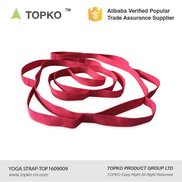 Yoga Strap, Multi-Loop Strap, 12 Loops Yoga Stretch Strap, Nonelastic Stretch Strap for Physical Therapy