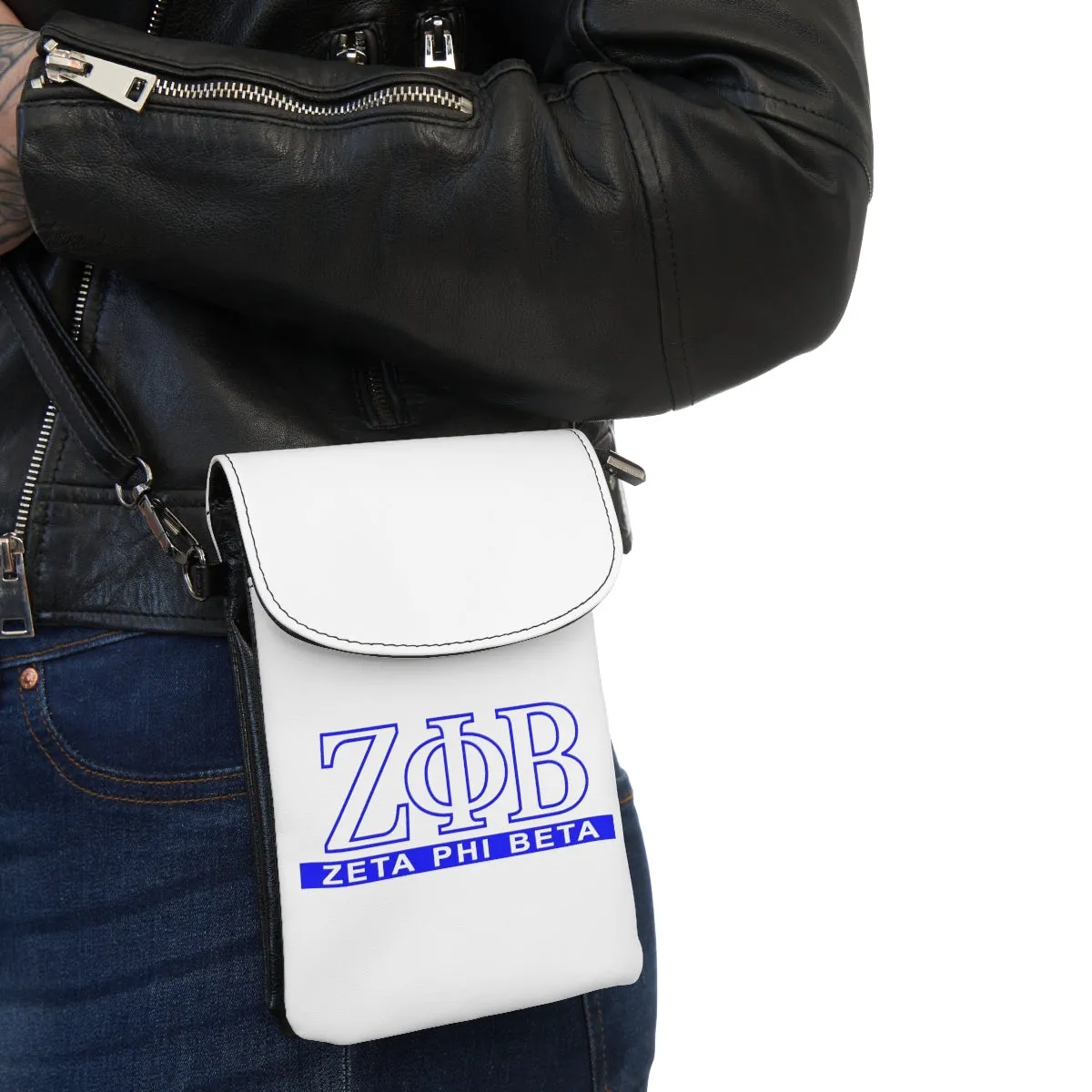 Zeta Phi Beta Cell Phone Wallet