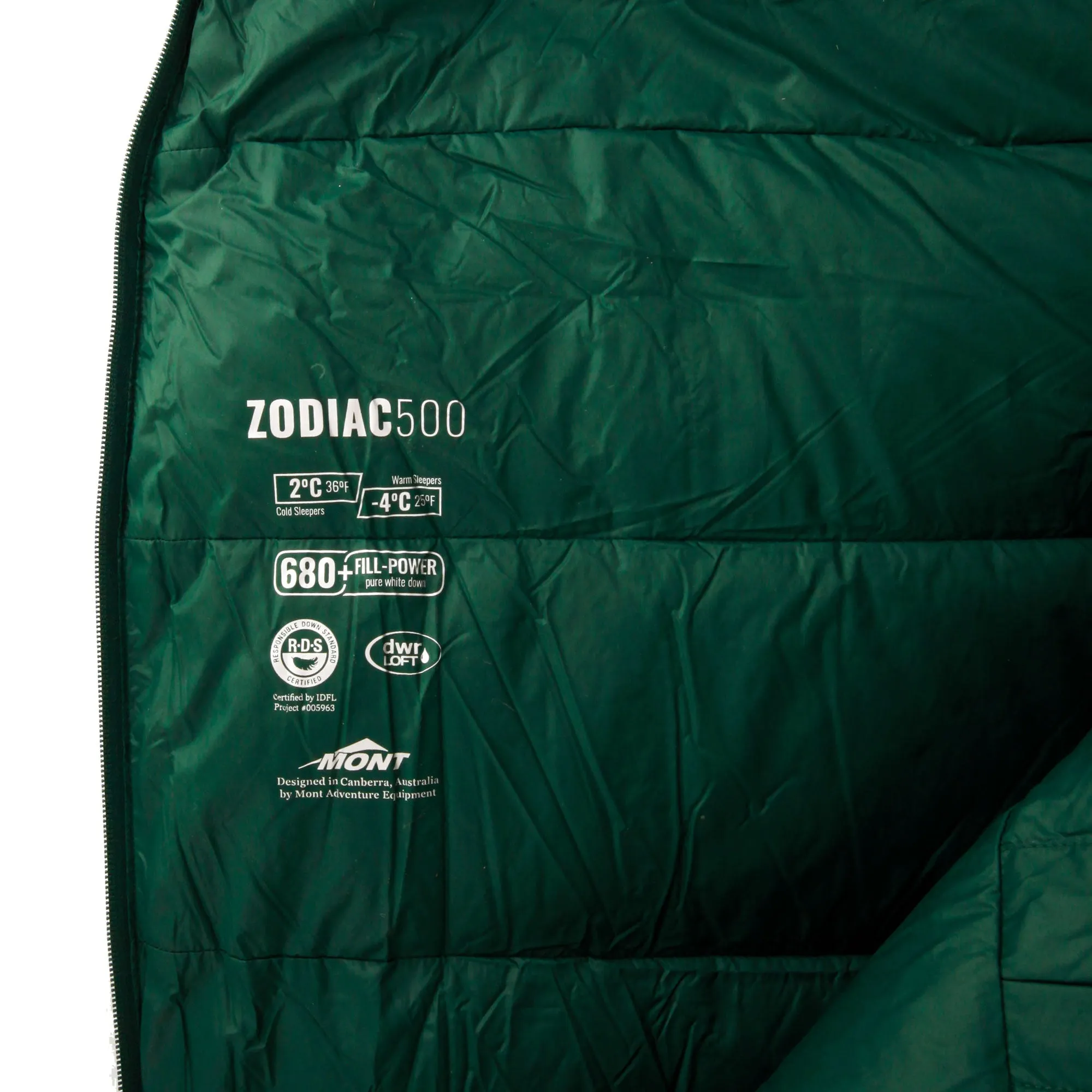 Zodiac 500 2 to -4°C Down Sleeping Bag